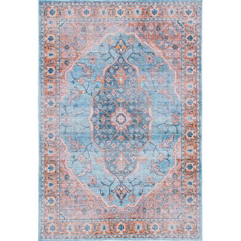 Serapi Blue & Orange Rug_0