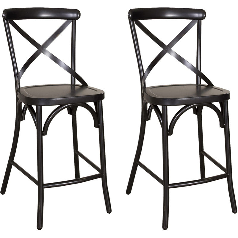 Vintage Series X Back Counter Stool-Set of 2_0