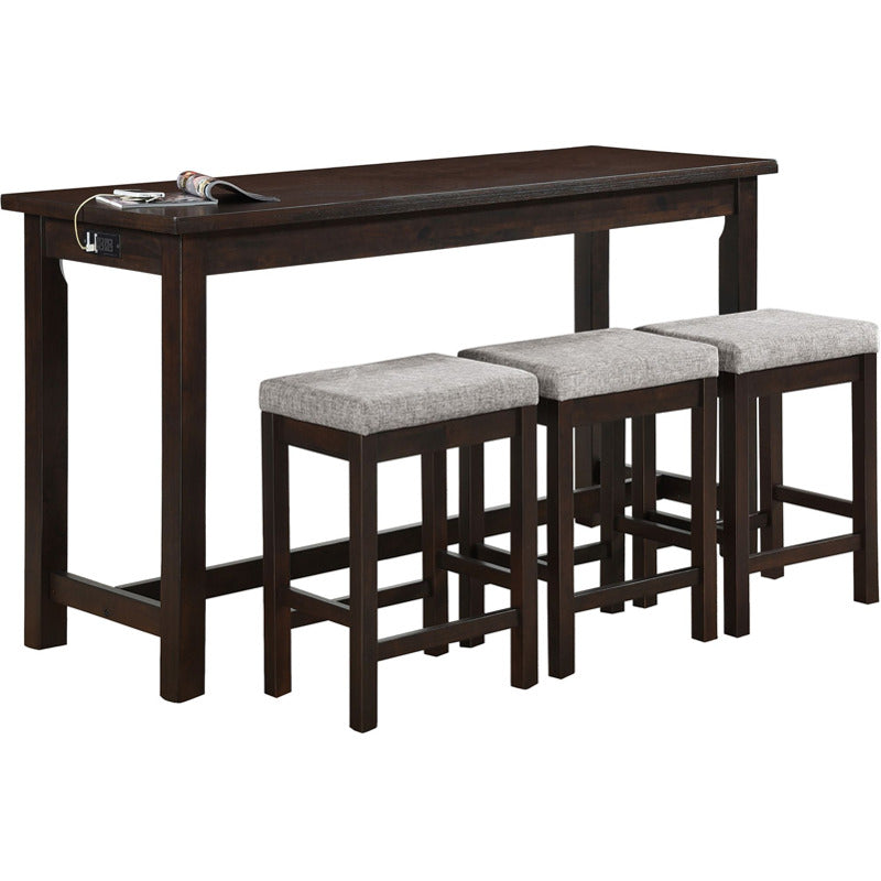 Holders 4-pc. Counter-Height Dining Set w/ USB Port and Power Outlet_0