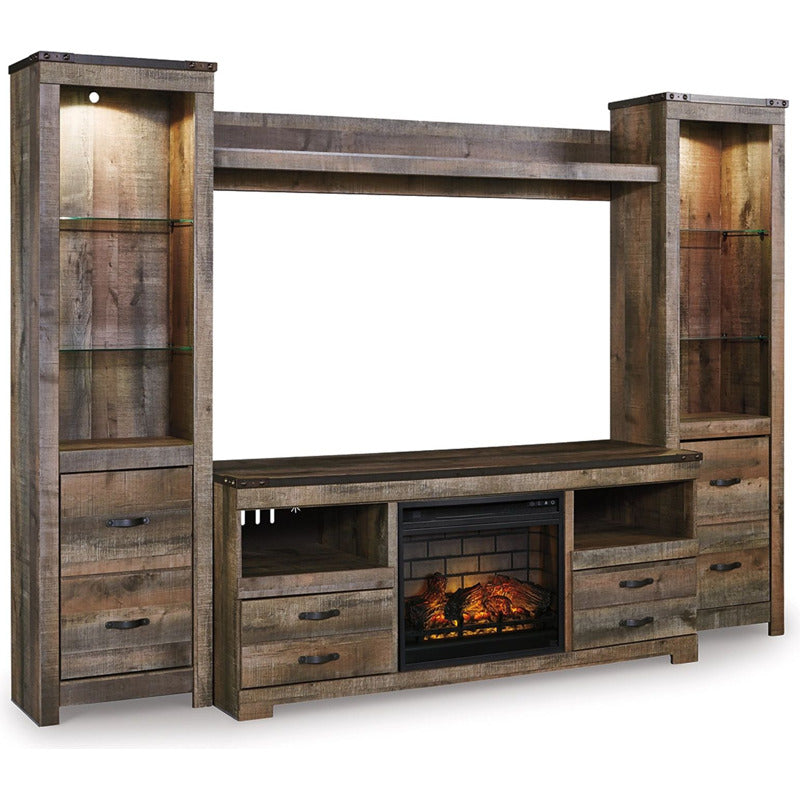 Trinell 4pc. Entertainment Center & Fireplace_0