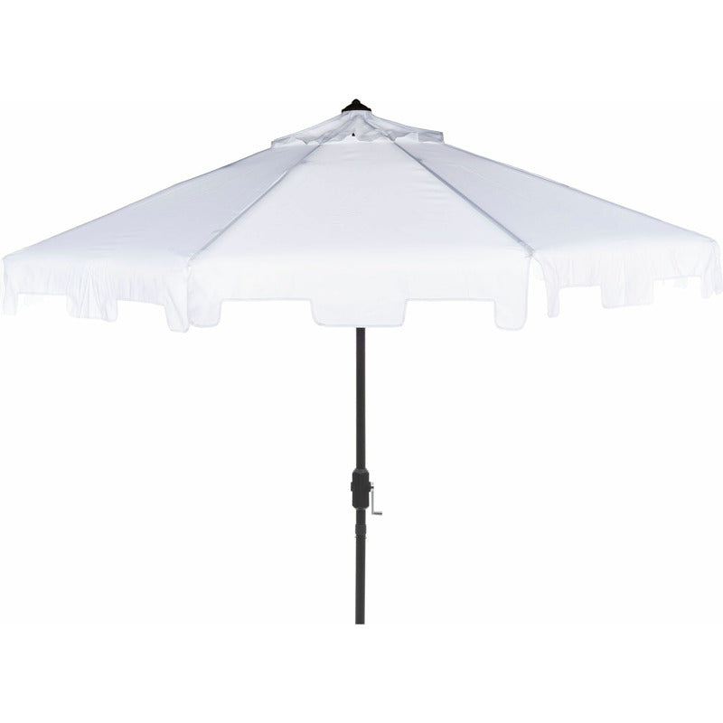 Zimmerman UV Resistant  9 ft Crank Market Push Button Tilt Umbrella w/ Flap_0