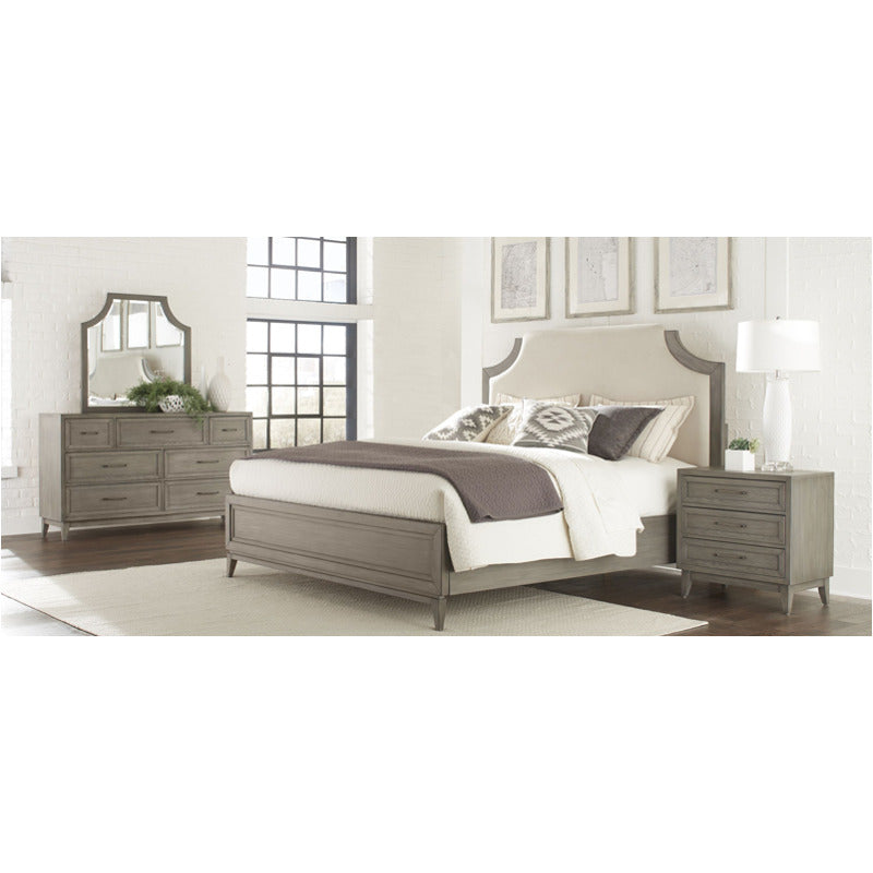 Vogue 4-pc. Upholstered Bedroom Set with 3-Drawer Nightstand_0