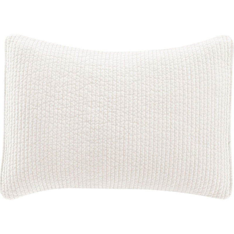 Stonewashed Cotton Velvet Quilted Pillow Sham_0