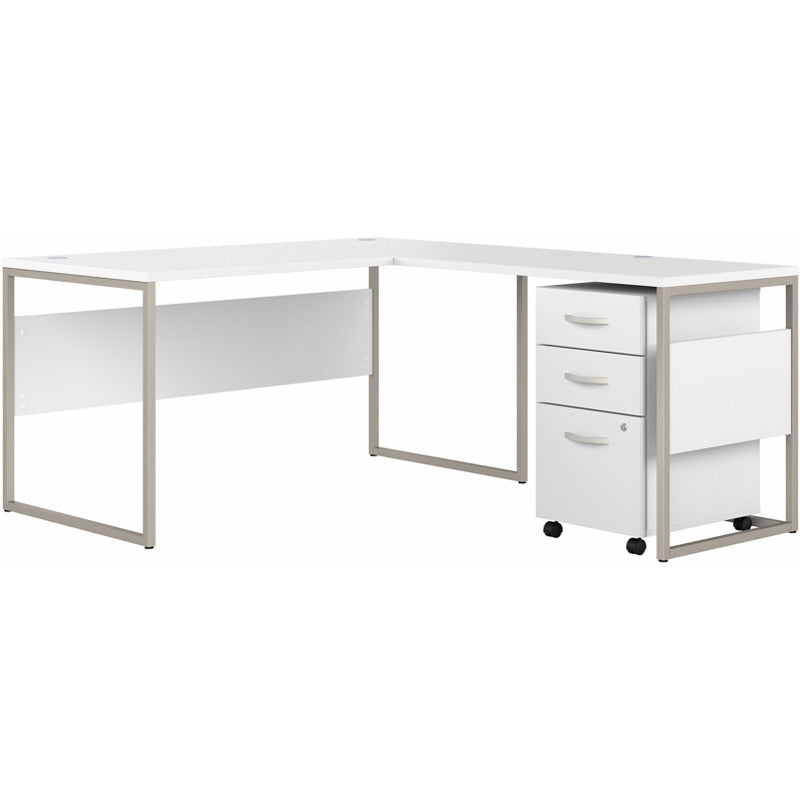 Hybrid 60W x 30D Desk with Mobile File Cabinet_0