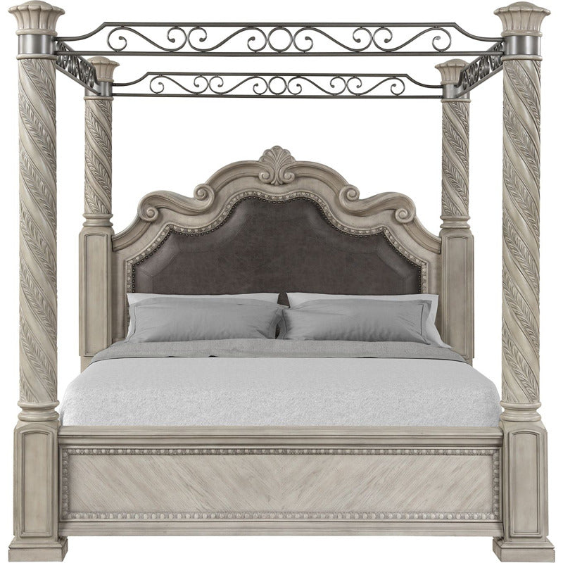 Coventry Panel Canopy Queen Bed_0