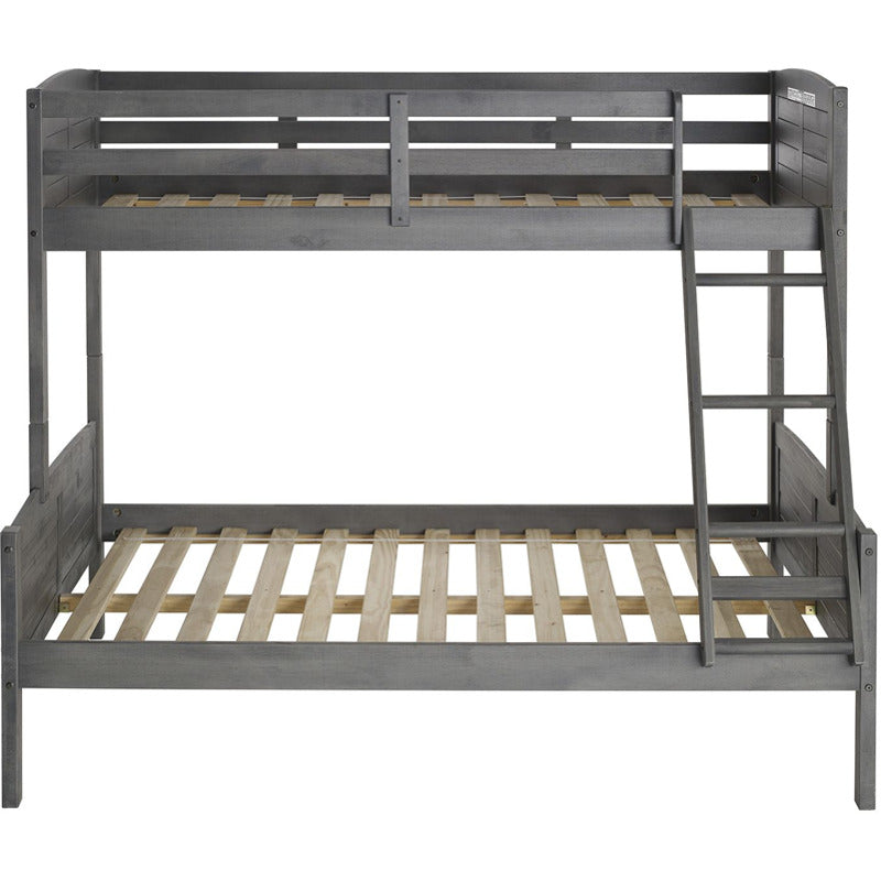 Twin Over Full Louver Bunk Bed_0