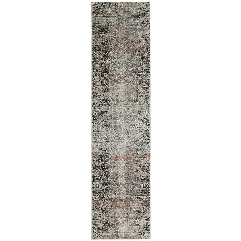 Caprio Space Dyed Ornamental Floral Area Rug_0