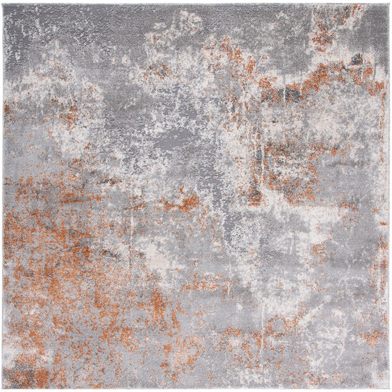 Osbourne Gray & Rust Area Rug Square_0