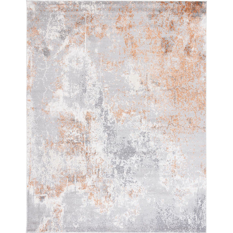 Osbourne Gray & Rust Area Rug_0