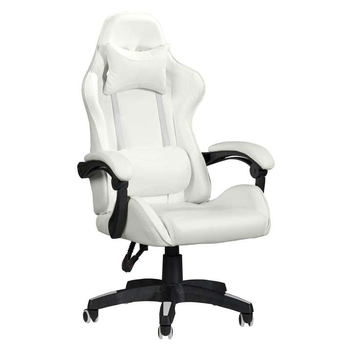 CorLiving LGY-701-G Ravagers Gaming Chair in - White_3