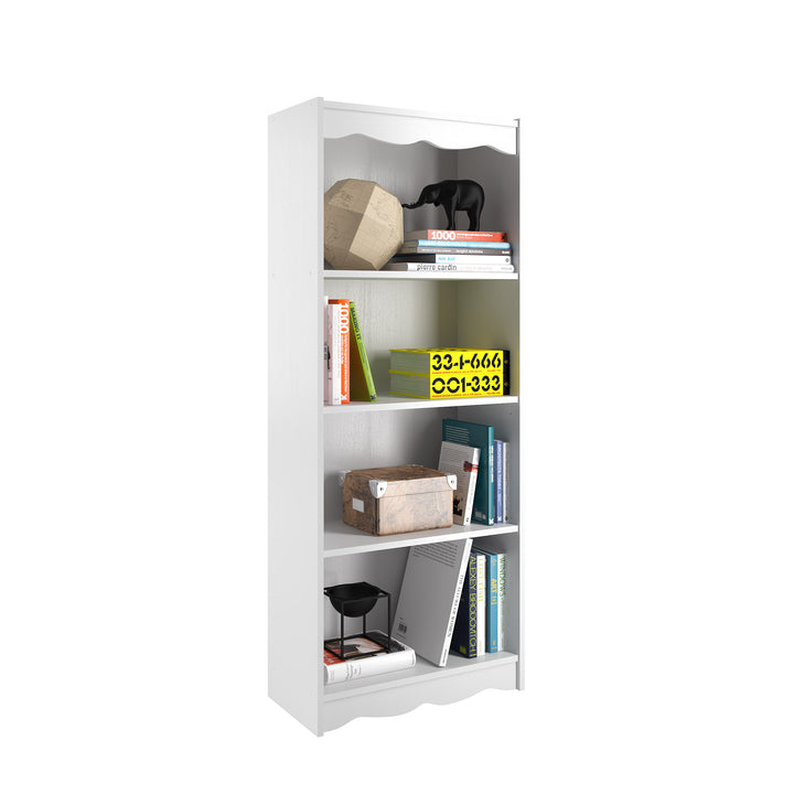 CorLiving - Hawthorne 4 Shelf Bookcase in - White_2