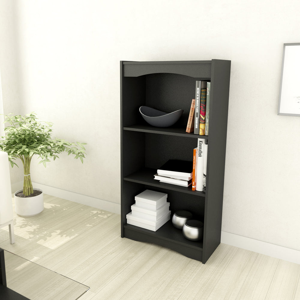 CorLiving - Hawthorne 3 Shelf Bookcase in - Black_1