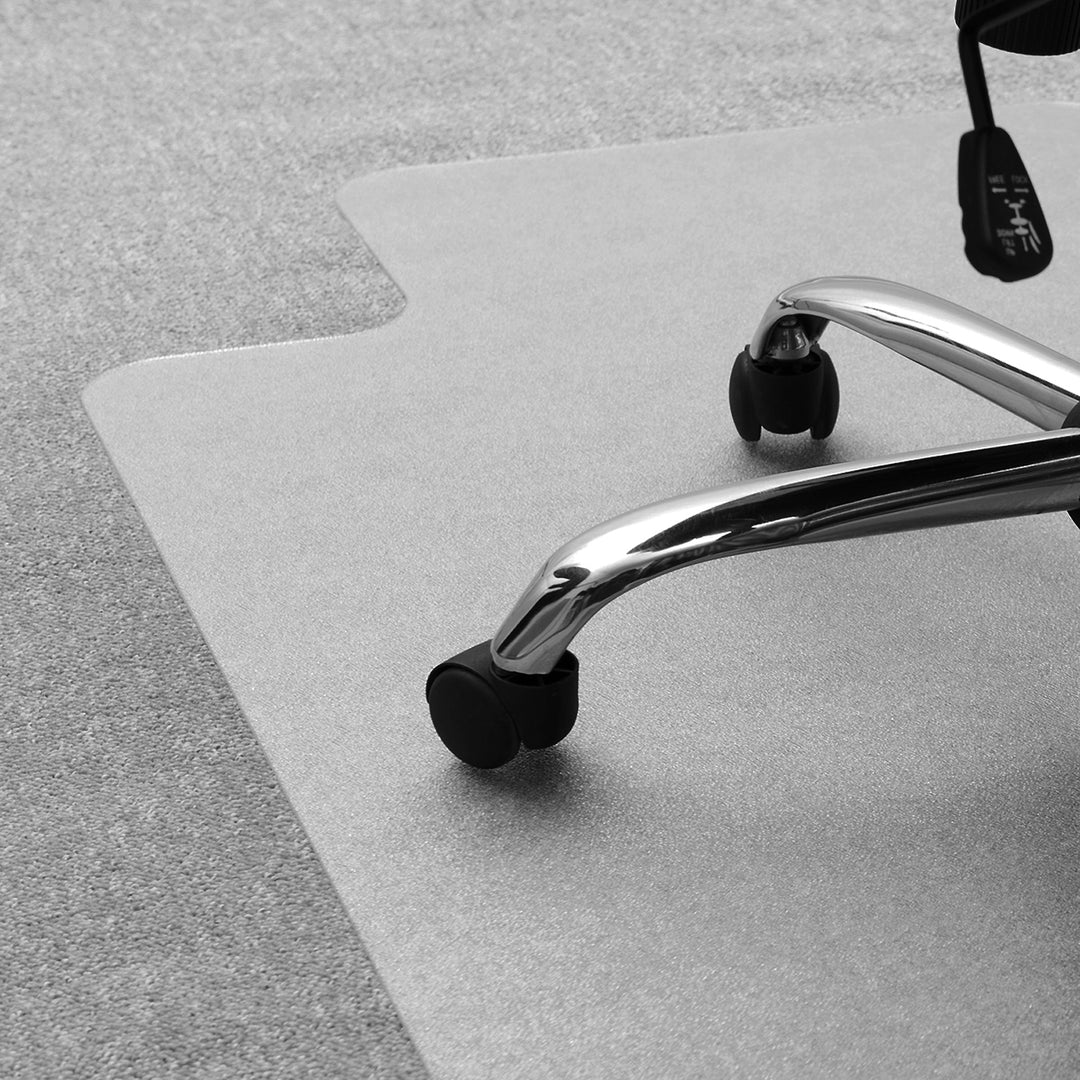 Floortex Anti-Slip Lipped Chair Mat 35" x 47" for Hard Floors and Carpet Tiles - Clear_3