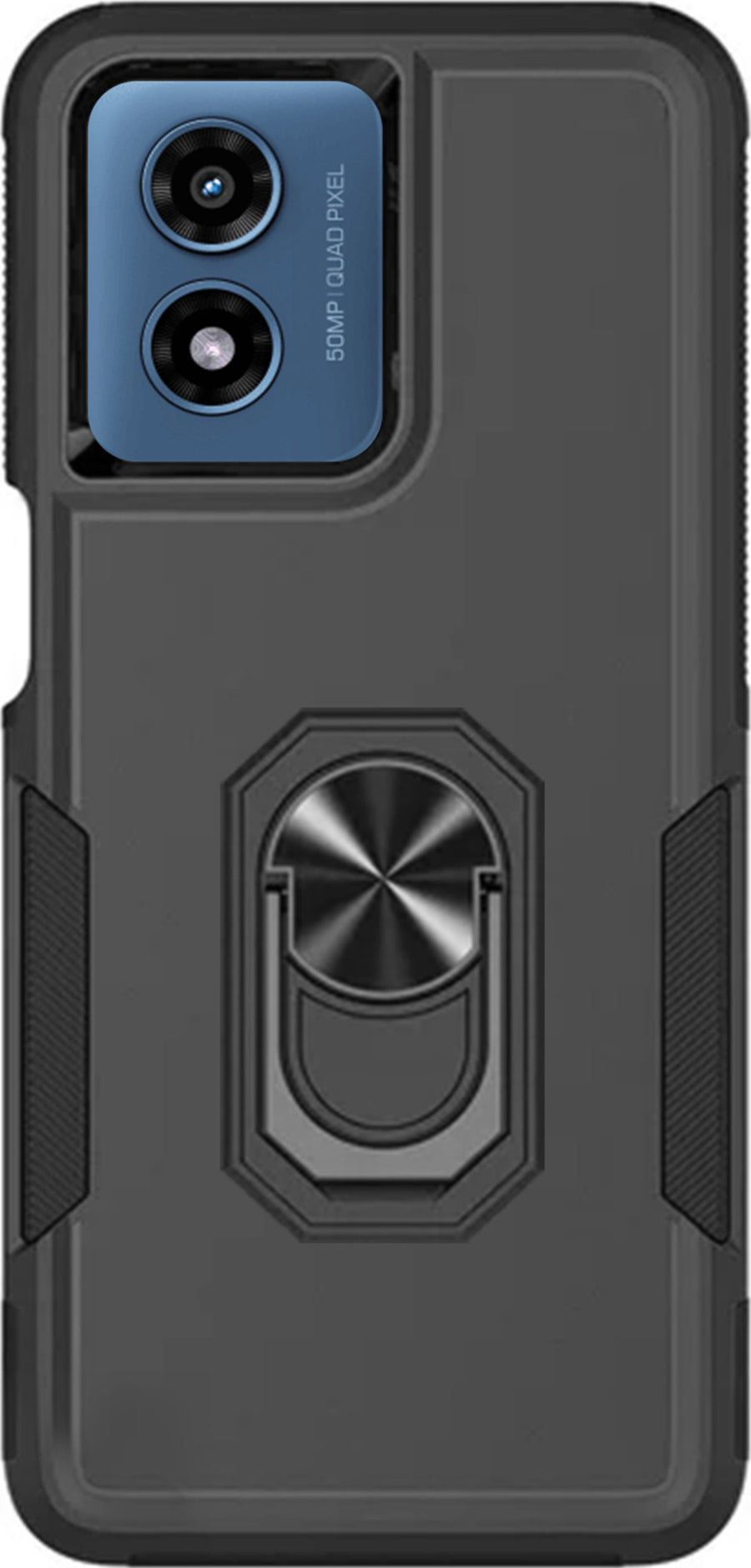 SaharaCase - ArmorPro Kickstand Case for Motorola Moto G Play (2024) - Scorpion Black_0