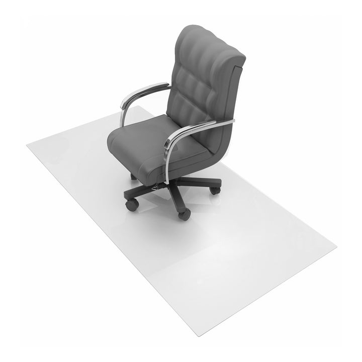 Floortex Executive XXL Polycarbonate Floor Protector 48" x 118" for Carpet - Clear_4