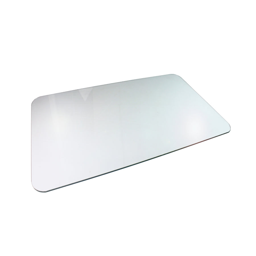 Floortex Glass Chair Mat 36" x 40" for Hard Floors & Carpets - Crystal Clear_0